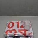 Yerliker 16 Pcs Happy Birthday Yard Signs with Stakes, 32.8 ft LED Lights, 42 Pcs Number Stickers, 13.4 Inch Letters Signs for Birthday Party Supplies Yard Lawn Outdoor Decoration (Red)