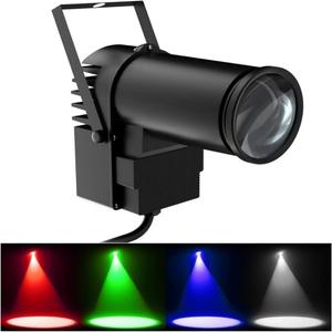 U`King Pinspot Light for Disco Ball 512 DMX 10W RGBW Mirror Ball Spotlight LED Beam Pinspot Lights by Sound Activated Controlled Disco Balls Spotlight for Party Wedding DJ Disco Shows (Black1) U`King Pinspot Light for Disco Ball 512 DMX 10W RGBW Mirror Ball Spotlight LED Beam Pinspot Lights by Sound Activated Controlled Disco Balls Spotlight for Party Wedding DJ Disco Shows (Black1)