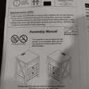 Luoxiao Nightstand Set of 2 with Charging Station, End Table, 18" Farmhouse Side Table with 2 Storage Drawers, Rustic Wooden Sofa Table, Bedside Cabinet for Living Room, Bedroom