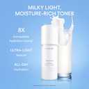 LANEIGE Cream Skin Toner & Moisturizer: Lightweight Refillable Korean Milky Toner with Ceramide & Peptide for Hydration, Firming, & Barrier Support