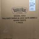 Toddleroo by North States - Tall Easy Swing & Lock Baby Gate Series 2: Hardware Mounted Metal Safety Gate for Stairs & Doorways - Adjustable 28.68 to 47.85 Inches Wide - 36 Inches Tall - Ivory