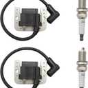 2PCS Ignition Coil with Spark Plug 24 584 45-S 24 584 01-S Replacement for Kohler CH25 CH620 CH640 CH670 CH680 SV710 SV715 SV730 sv725s Coil Lawn Mower,kohler Parts Replacement