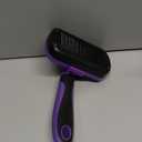 Swihauk Self Cleaning Slicker Brush for Dogs & Cats, Skin Friendly Pet Grooming for Shedding, Deshedding, and Hair Removal - Puppy Brush for Long Haired Pets, Pet Supplies, Purple