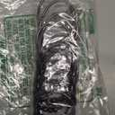 2 Lb. Depot Wide Shower Curtain Ring - Set of 12 Easy Glide and Rust-Proof Rollers - Stainless Steel Shower Curtain Hooks Black for Straight and Curved Rods - Decorative and Durable for Any Bathroom