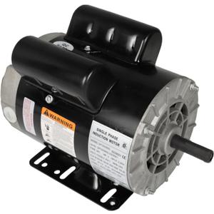 3HP SPL 3450 RPM Electric Motor 56 Frame 1 Phase 115/230v CCW 5/8 Inch Shaft for Air Compressor Motor