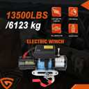 13500lb Electric Winch 12V Rope Fit for Jeep Truck SUV