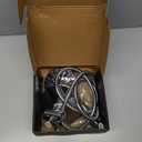 Shower Head with Handheld Spray Combo,High Pressure Dual Double Rain Shower Head with Handheld 10-Mode 78" Hose Chrome