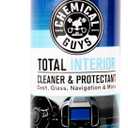 Chemical Guys Total Interior Cleaner & Protectant, Cleans & Protects Leather, Vinyl, Plastic, Rubber & Glass Streak-Free Finish for Cars, Trucks, SUVs, RVs & More - 16 oz (16 Fl Oz (Pack of 1))