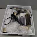 Hair Dryer Brush 5 in 1, Negative Ion Blow Dryer Brush Set Upgrade Hot Air Brush Air Styler Curling Wrap Air Curler, Curling Iron Hair Styling Tools As A Gift for Straight/Curl/Drying/Smoothing (Gold)