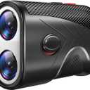 1200 Yards Range Finder Golf, 7X Magnification Golf Rangefinder with Slope, Laser Range Finder with Flag Lock, 0.5 Yard Accuracy, Ideal Golf Accessories for Golfers & Hunting (Black)