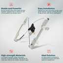 FINDAUTO Power Window Regulator Front Left Driver Side fit for 2008-2013 for Nissan for Rogue,2014-2015 for Nissan for Rogue Select 80721JM02B Window Regulator Assembly Without Motor