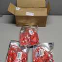 2sets 3/4" Hydraulic Coupler Dust Cap, Male Female Quick Coupler Cover, Hydraulic Quick Disconnects Port Plug Fittings with Retention Ring Keeps Cap Attached to Hose