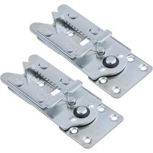 Antrader Sectional Couch Connector Metal Alligator Style Furniture Connector Snap with Screws 2-Pack