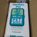Gardner Pet Bamboo Dog Wipes for Paws and Butt, Dog Wipes Cleaning Deodorizing, Soothing Pets Wipes with Coconut Oil, Extra Thick Cat Wipes, Puppy Wipes, Unscented 100 Count