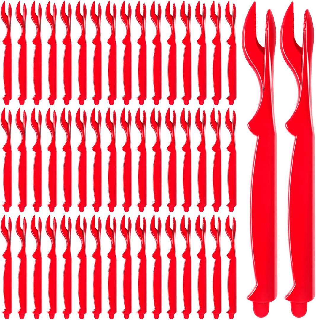 50Pcs Crab Legs Crackers, Crackers Picks Tools Crab Cracker and Tool for Lobster Crayfish, Easy Opener Shellfish Picks Knife, Seafood Tool