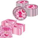 Western Cowgirl Party Tableware, Disco Cowgirl Plates and Napkins, West Rodeo Theme Party Decorations