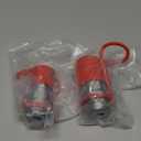 Summit Hydraulics 3/ 8" Flat Face Hydraulic Quick Connect Coupler Set w/ Dust Caps, 3/ 8" NPT Thread