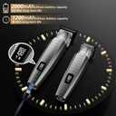 Ufree Professional Clippers and Trimmers Set, Cordless Hair Clippers for Men, Barber Clippers Set with Travel Case