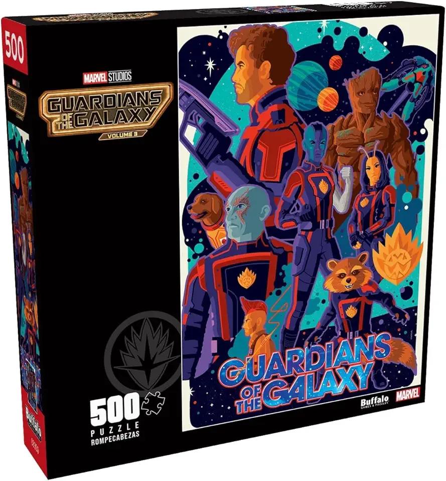 2 PCs Buffalo Games - Marvel - It's Good to Have Friends - 500 Piece Jigsaw Puzzle for Adults -Challenging Puzzle Perfect for Game Nights - Finished Size is 21.25 x 15.00