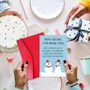 2 x Merry Christmas Card for Friend, Funny Christmas Card for Him Her, Amusing Xmas Cards Gift (#34)