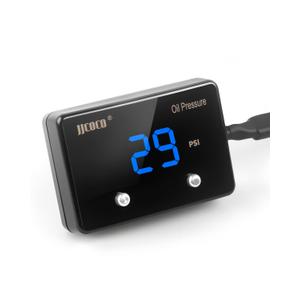 232PSI Oil Pressure Gauge LED Digital Display 12V Press Gauge Meter Kit with Oil Pressure Sensor for Car Truck Vehicle Automotive (Blue)