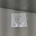 Vent Systems 4" Inch (7.5" x 7.5") Exhaust Vent Cover - White - Dryer Vent Hood - Louvered Dryer Duct Vent Cover - Vent Hood Cap - One-Directional Plastic Air Exhaust Grille