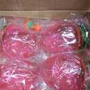 3 x DOITOOL Strawberry Plastic Cups with Lids and Straws 12 Pcs Party Drinkware Set for Girls Summer Pool Hawaiian Themed Parties Adorable Strawberry Tumbler Cups