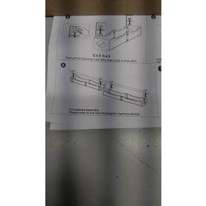 L-Under Desk Cable Management Tray