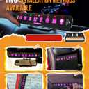 Auxbeam 8 Gang Slim Switch Panel RGB AS-R80 Toggle Momentary Pulsed Dimmable Backlight 80A Multifunction Switch Panel with Memory Function for 12-24V Truck Offroad Car Marine 