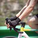 Cycling Glove Half Finger Biking Gloves Sun Protection Gloves Breathable,Lightweight and Quick-Drying Men Women for Outdoor,Running,Fishing,Gym (Medium, gray)
