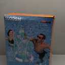 Sloosh Pool Basketball Hoop Toys, Floating Basketball Pool Game, Swimming Floats Toys with Balls Pump, Summer Outdoor Water Play Toy for Kids and Adults (Green)