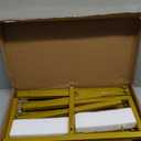 Wokceer Wedding Arch Backdrop Stand Square 7.2 x 7.2 FT Wedding Arches for Ceremony Metal Balloon Arch Frame for Wedding Birthday Party Garden Arbor Anniversary Event Decor (Gold)