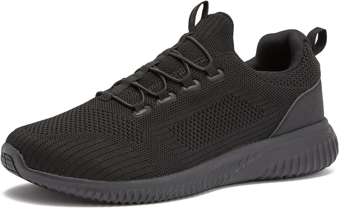 Avia Anchor SR Mesh Slip On Black Non Slip Shoes for Men, Water Resistant Mens Work Shoes & Restaurant or Food Service Sneakers - Med or Wide Comfortable Slip Resistant Work Shoes Men, Safety Footwear, 12 Wide