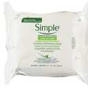 Simple Micellar Makeup Remover Wipes 25 Count (3 Pack)