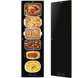 Electric Warming Trays for Buffets Party - 48x14 Inch Food Warmers, Buffet Servers and Warmers - Extra Large Hot Plate with Fast Heating & Adjustable Temp for Restaurants, Events