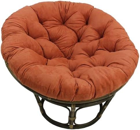 Blazing Needles Microsuede Papasan Cushion, 1 Count (Pack of 1), Spice