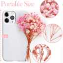 6'' Mini Size Pink & White Dried Babys Breath Flowers 4000+, 70Pcs Natural Gypsophila for DIY Art Crafts, Dry Flowers Bulk for Vase Resin Nails, Valentine's Day Decor, Room Table Wedding Gifts