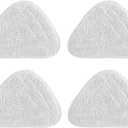 Diteje 4 Pack Replacement Triangle Mop Pads,Washable Refill Heads Compatible with O-ceda Microfiber Steam