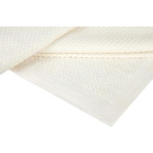 Crover Collection All Season Thermal Terry Lush Cotton Blanket with Deep Plain Edge Border Durable and Soft King Size 108"x90", Natural