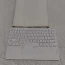 CHESONA for iPad Air 11 Inch Case with Keyboard M3/M2 (2025/2024), 7-Color Backlight, Multi-Touch Trackpad, 2 Wireless Channels, for iPad Pro 11 (4th/3rd/2nd/1st Gen) & iPad Air 5th & 4th Gen, White