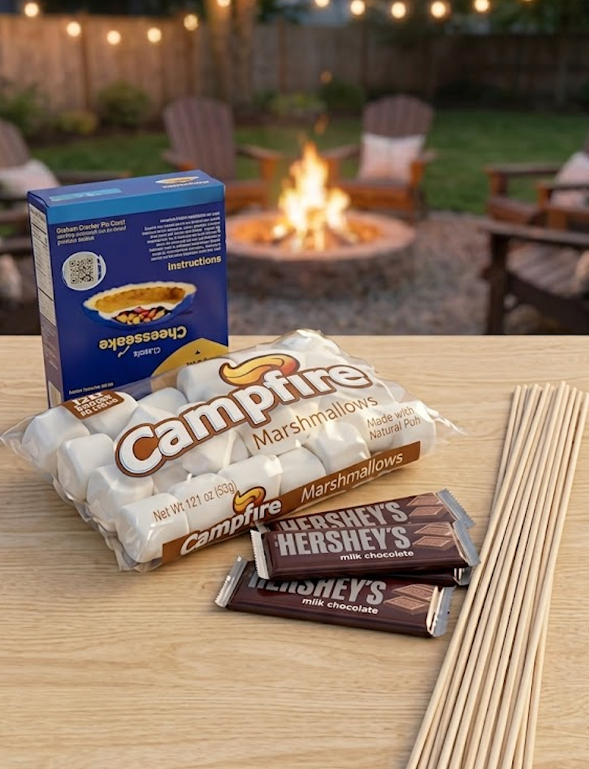 Smores Kit | Make delicious smores | Great for parties, corporate event, gathering, favors | Share w family, friends, Exp 03/26/27