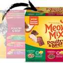 Meow Mix Tender Favorites Poultry & Beef Variety Pack, Wet Cat Food, 2.75 oz Cup (24 Pack) (EXP 05/06/26)