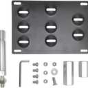 GTP Tow Hook License Plate Mounting Bracket Compatible with Mercedes Benz 08-20 W204 W205 C-Class 10-20 W212 W213 E-Class 10-20 GLK GLC 12-19 W166 ML GLE Class, No Drilling Front Bumper Relocation Kit