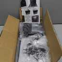 Rotating Pegboard Display Stand with 24 Hooks, Removable Top, Signboard, Canvas Carry Bag & Pricing Cards  Portable 4-Sided Metal Spinner for Jewelry & Craft Shows  All-in-One Vendor Display Kit