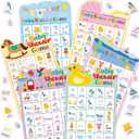 ceiba tree Baby Shower Bingo Game Cards in Spanish and English for 50 Players Adults Mexican Fiesta Bingo Game Bilingual Cards for Family Friends Adults