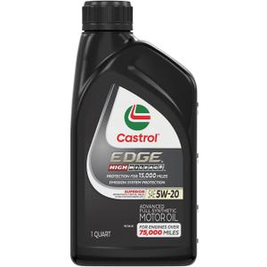 Castrol EDGE High Mileage 5W-20 Advanced Full Synthetic Motor Oil, 1 Quart
500+ bought in past month