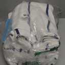 White Classic Cotton Pool Towels Oversized 30 x 60 Inches, Ultra Absorbent and Low Lint Striped Beach Towels for Adults, Stripes Design Luxury Extra Large Bath Towels, Navy Blue, 4 Pack