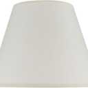 Aspen Creative 32029A Transitional Hardback Empire Shape Spider Construction Lamp Shade in Ivory, 9" wide (5" x 9" x 7")