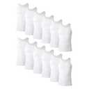 Hanes Men's Pack, Moisture-Wicking Ribbed, Lightweight Cotton Tank Undershirts, White , Large, 5 Count ( Pack of 1)