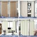 AKTOP Room Divider, No Drilling Curtain Tension Rods Wall Divider for Room Separation, 4-10ft(H) 30-147"(W) Adjustable, Heavy Duty Floor to Ceiling Space Separator Privacy Dividers for Rooms, Black